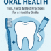 Illustrated tooth with toothbrush and toothpaste on blue background, thumbnail for Complete Guide to Oral Health